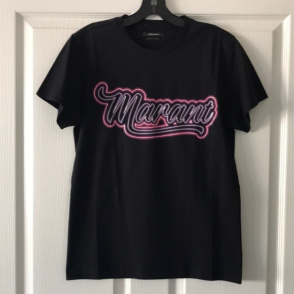 Isabel Marant "Zaof" T-Shirt - Black - XS - Picture 1 of 8